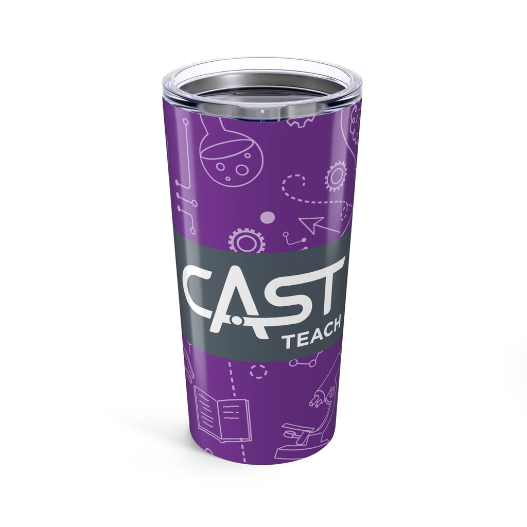 CAST Teach 20oz Tumbler – Perfect for Students and Teachers, Great for School Events!