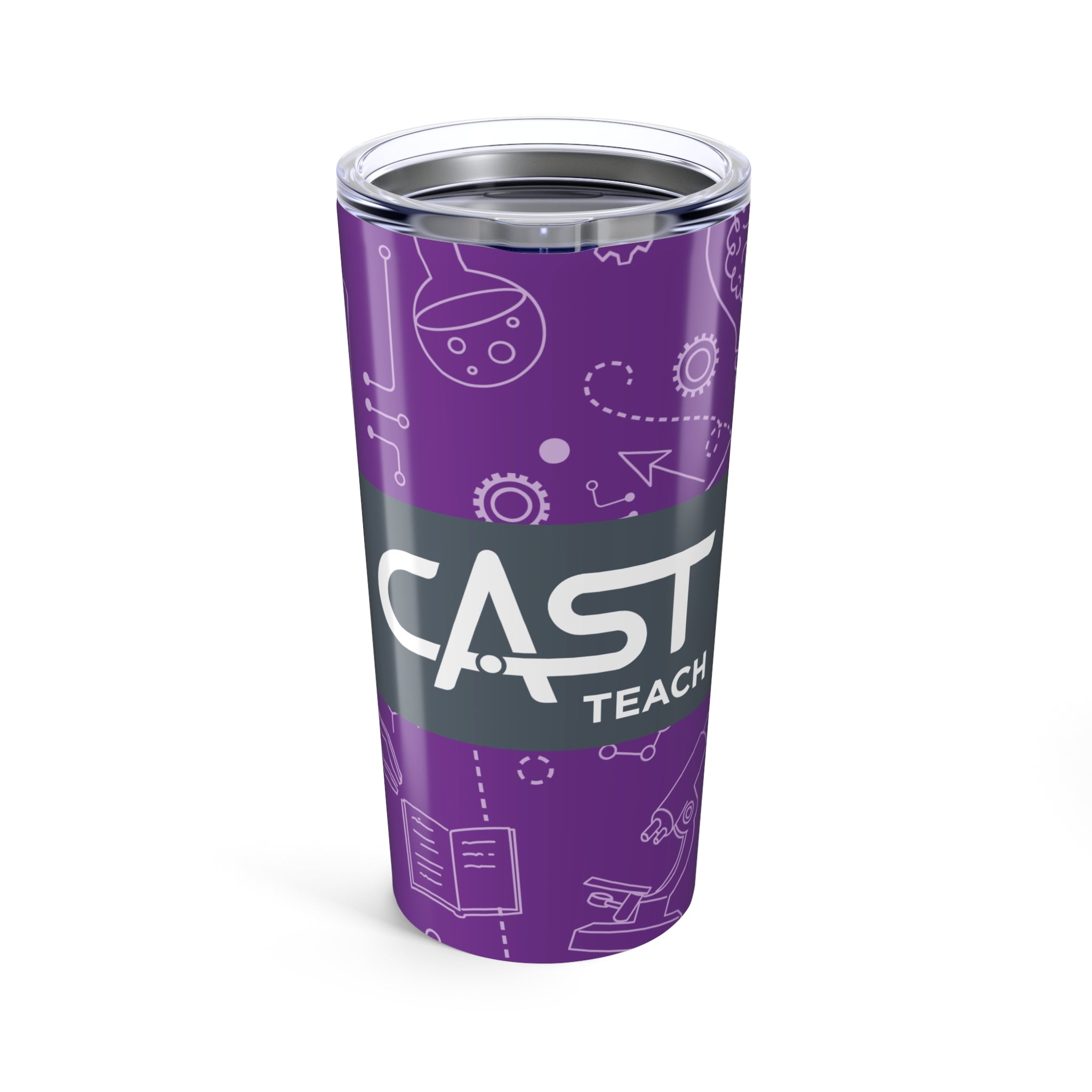 CAST Teach 20oz Tumbler – Perfect for Students and Teachers, Great for School Events!