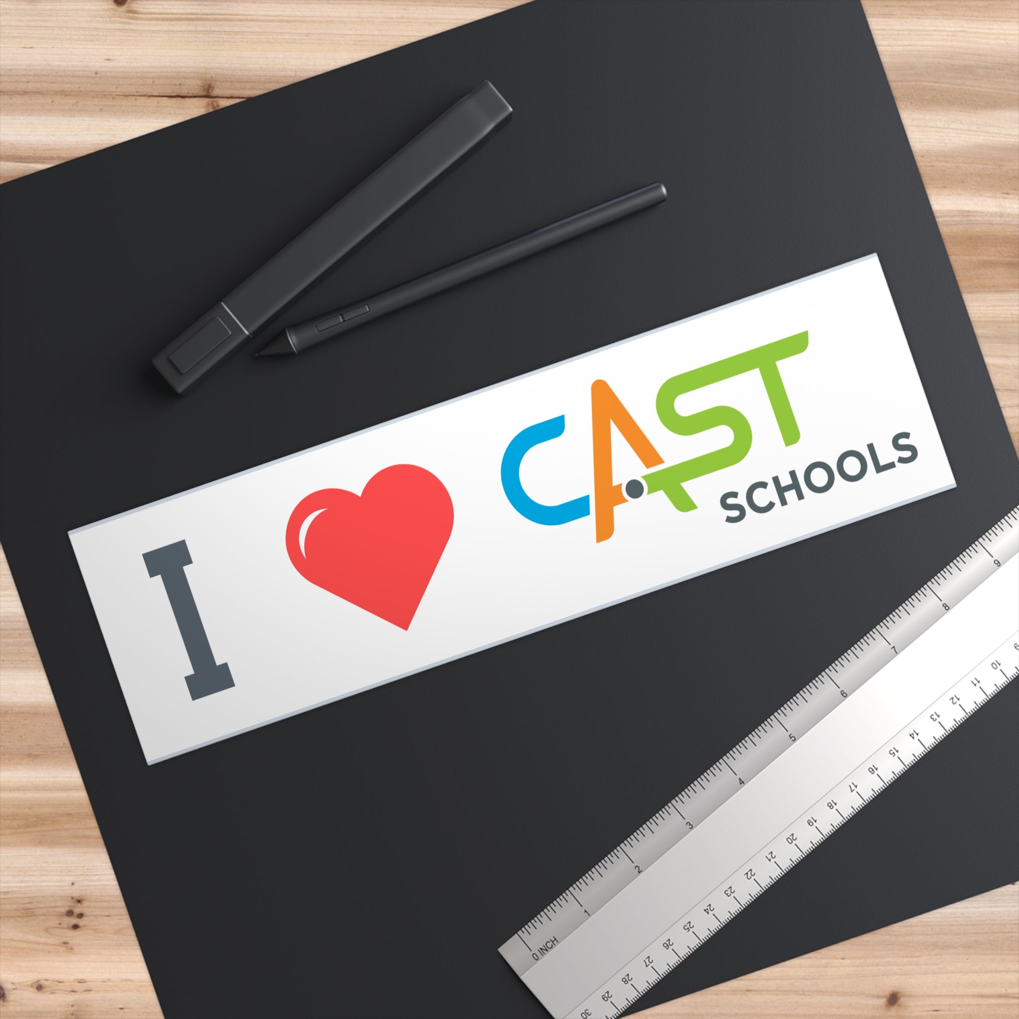 CAST Schools Bumper Sticker - Car Decal, School Spirit, Gift for Students, Teachers, Education Enthusiasts