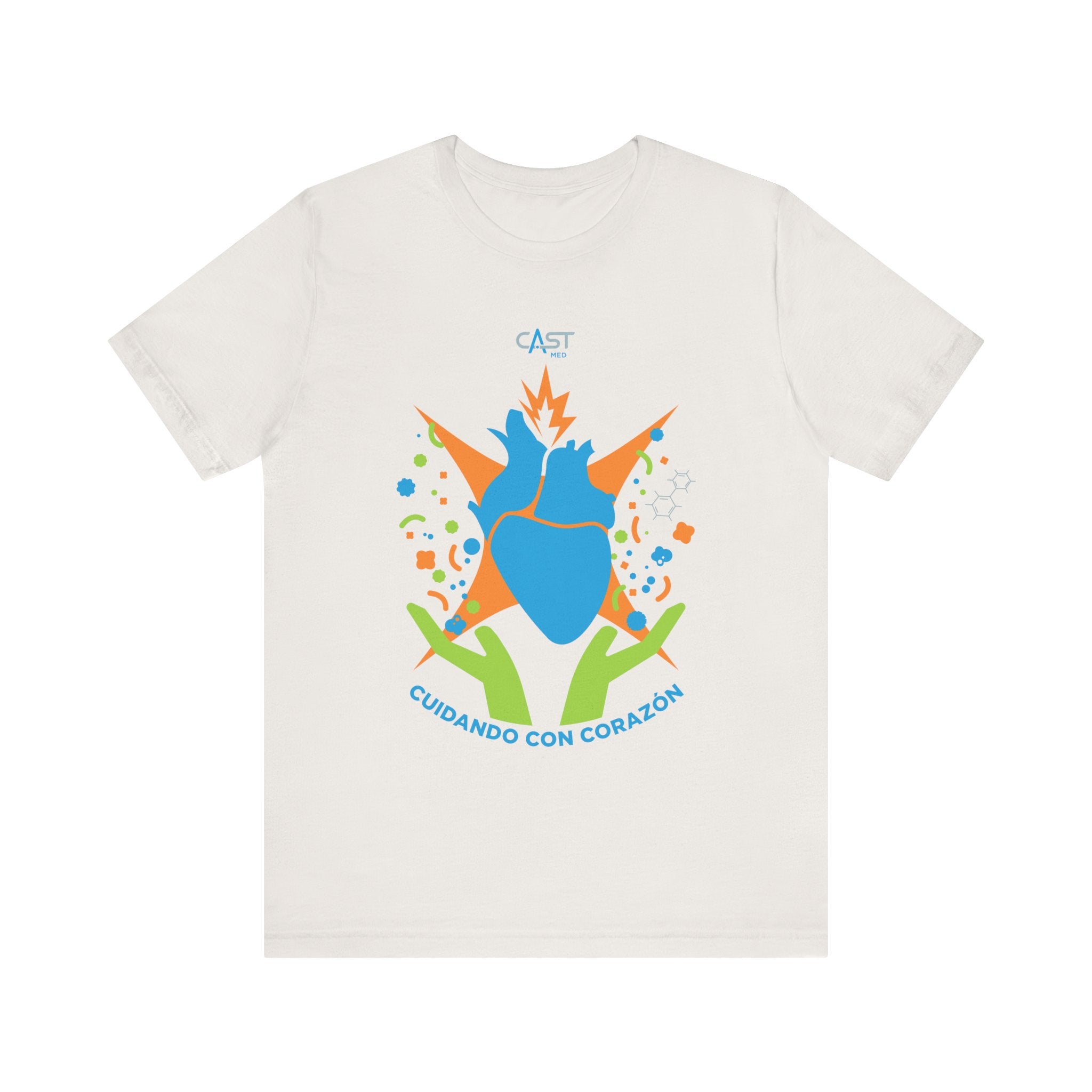 CAST Med Con Corazon Jon Rodz Collection Unisex Jersey Tee - Perfect for School Events and Family Gatherings