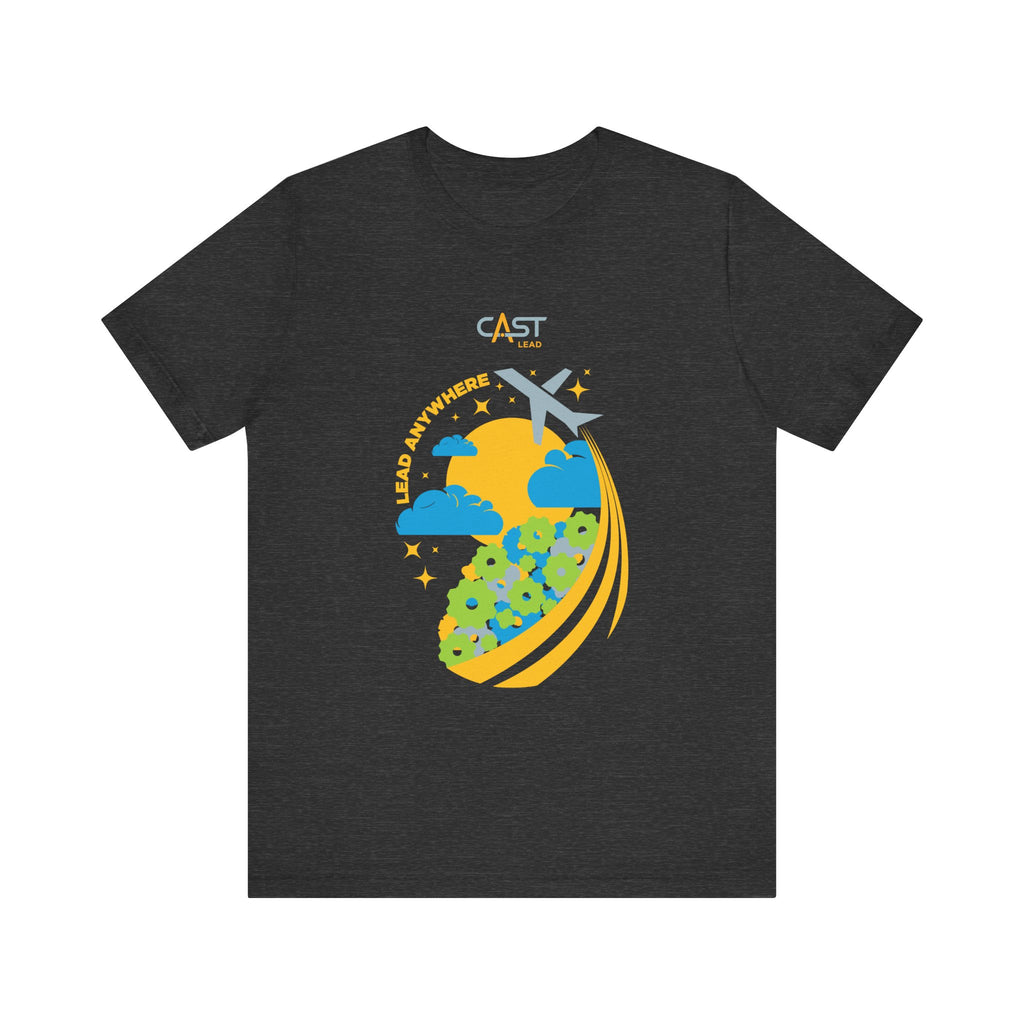 CAST Lead Lead Anywhere Jon Rodz Collection Unisex Jersey Tee - Perfect for School Events and Family Gatherings