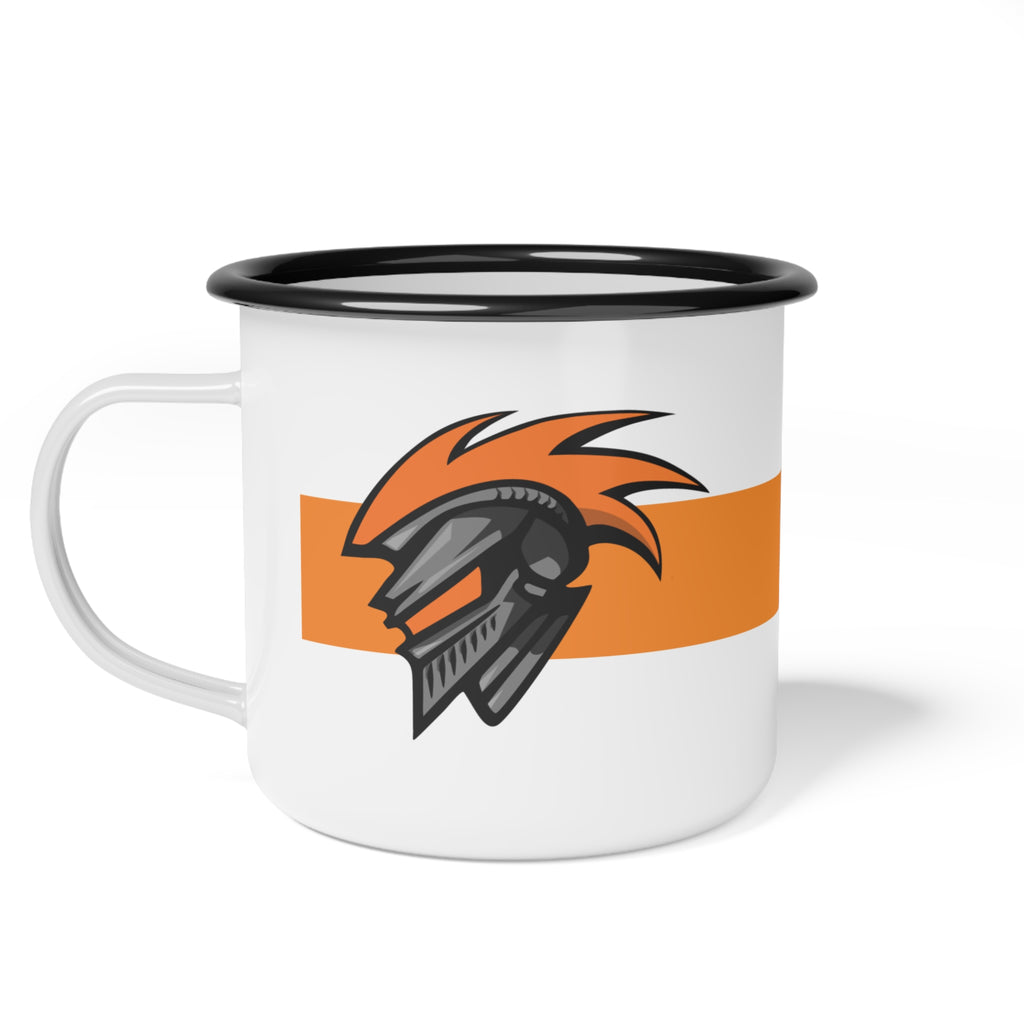 CAST Tech Enamel Camp Cup with Cyberknight - Perfect for Outdoor Adventures and Everyday Use