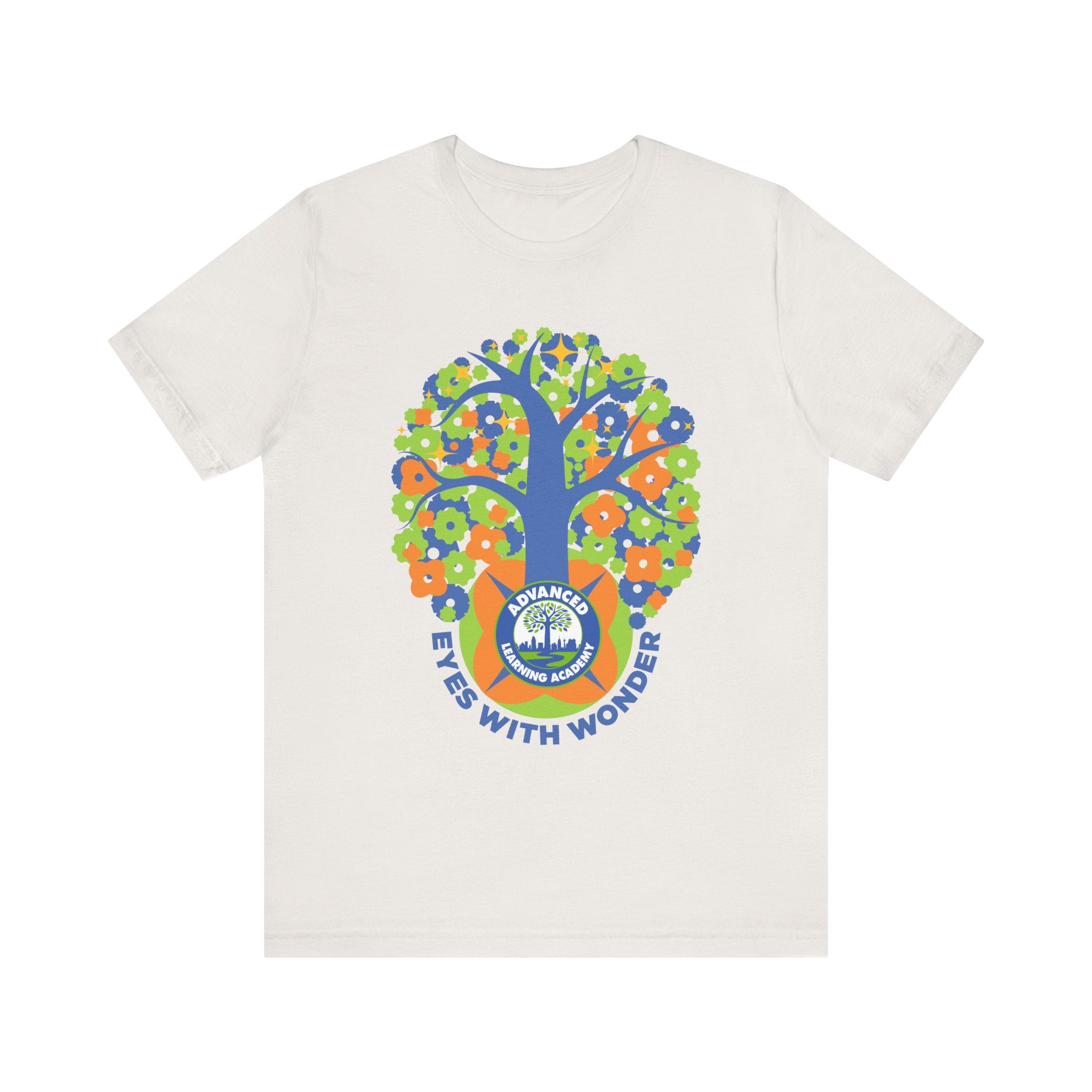Advanced Learning Academy Eyes with Wonder Jon Rodz Collection Unisex Jersey Tee - Perfect for School Events and Family Gatherings