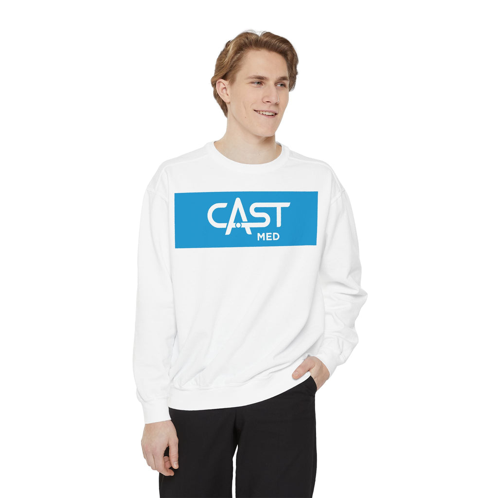 CAST Med Unisex Garment-Dyed Sweatshirt | Casual & Comfy | Perfect for Tech Enthusiasts & Everyday Wear