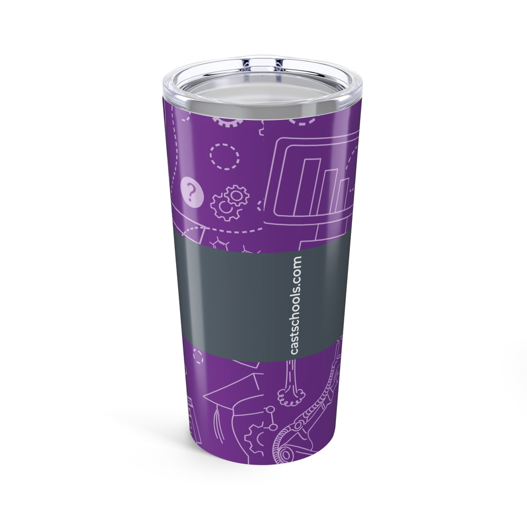 CAST Teach 20oz Tumbler – Perfect for Students and Teachers, Great for School Events!