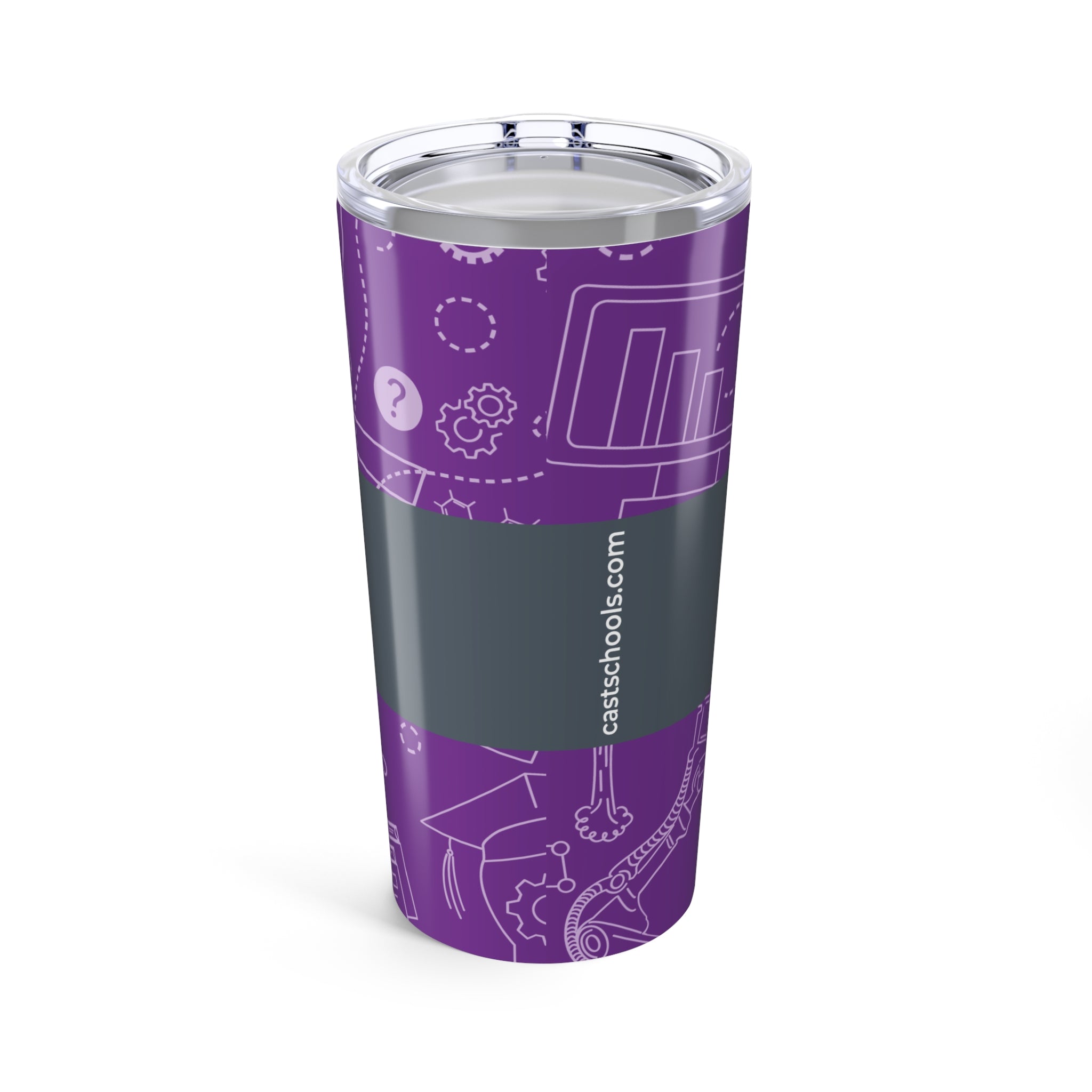 CAST Teach 20oz Tumbler – Perfect for Students and Teachers, Great for School Events!