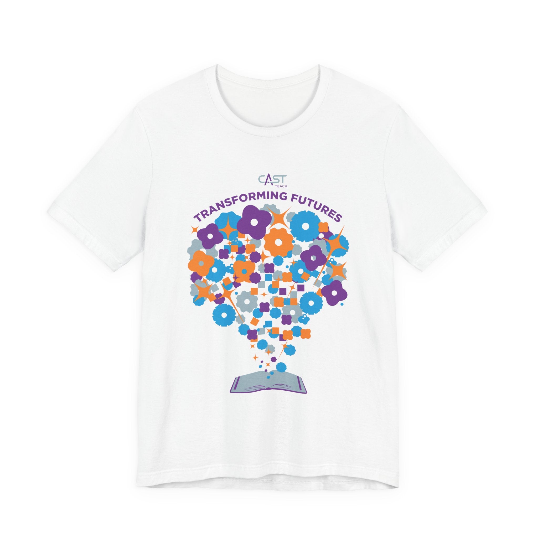 CAST Teach Transforming Futures Jon Rodz Collection Unisex Jersey Tee - Perfect for School Events and Family Gatherings