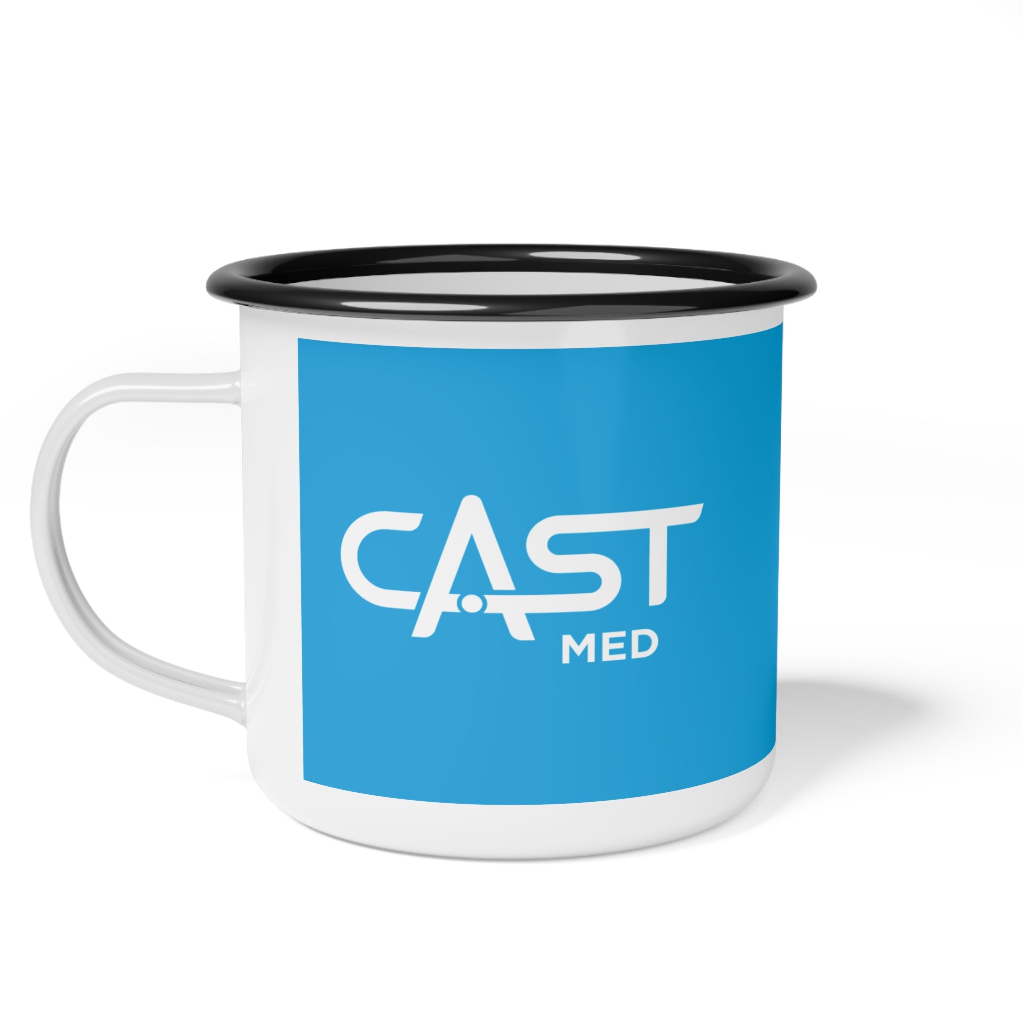 Custom CAST Med Enamel Camp Cup - Perfect for Outdoor Adventures and Everyday Use