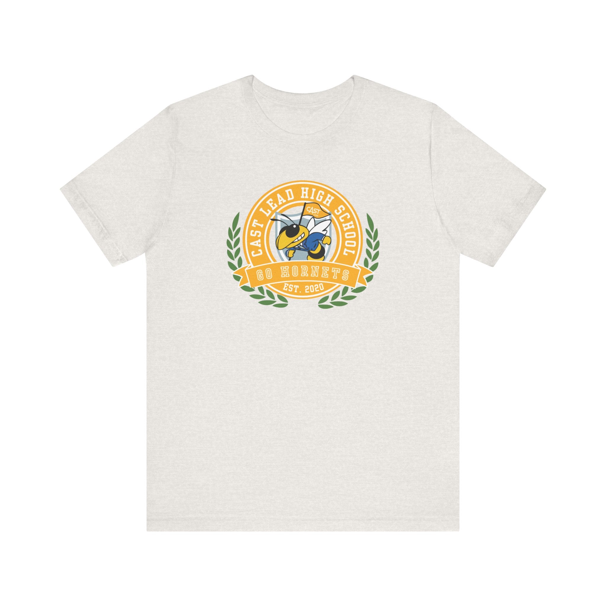 CAST Lead School Spirit Crest Collection Unisex Jersey Tee - Perfect for School Events and Family Gatherings