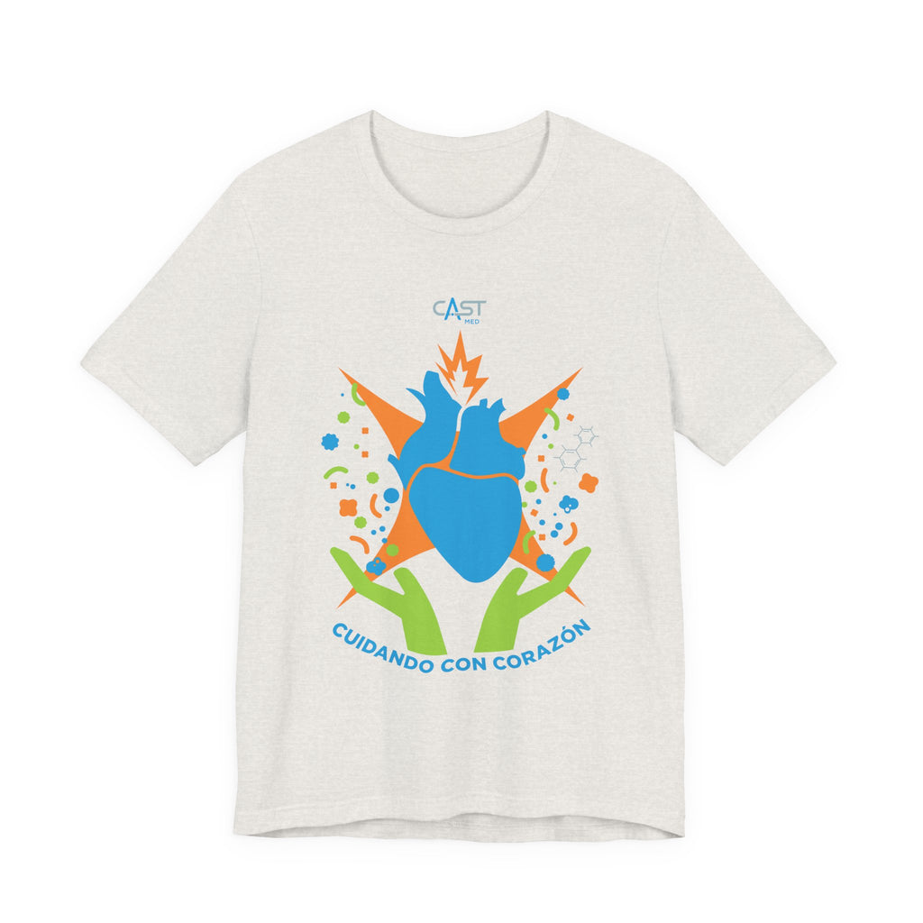 CAST Med Con Corazon Jon Rodz Collection Unisex Jersey Tee - Perfect for School Events and Family Gatherings