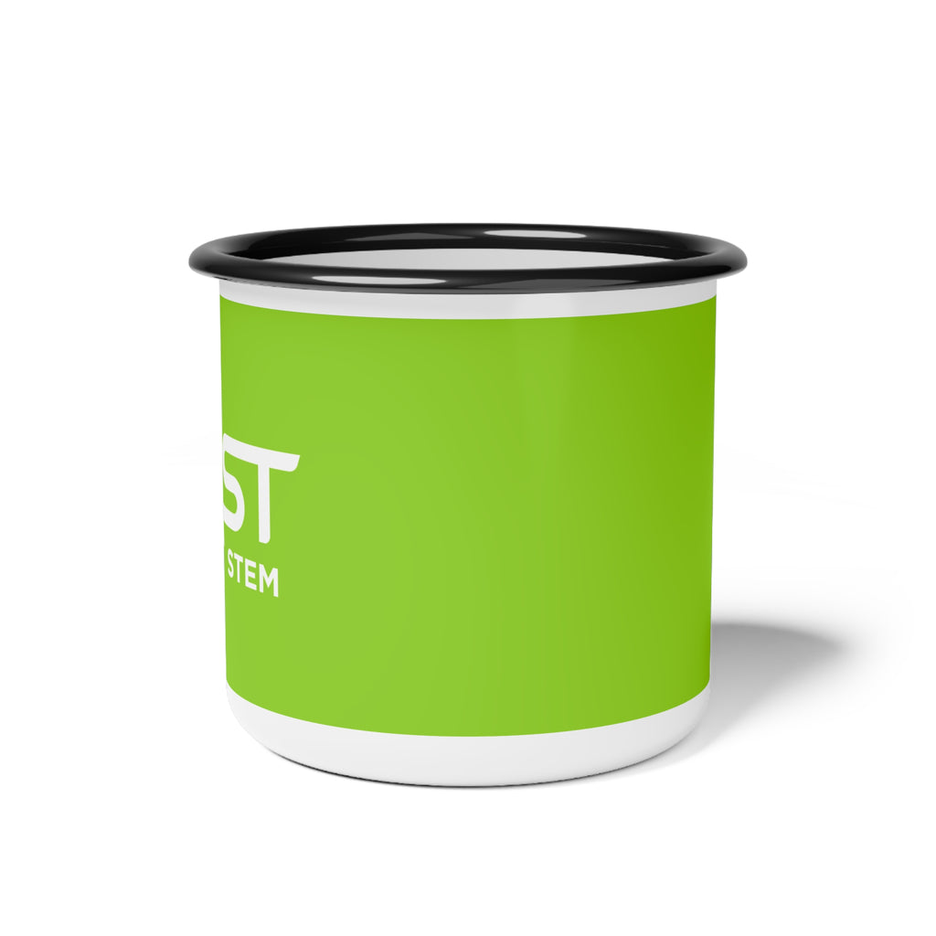 CAST STEM Custom Enamel Camp Cup with Paw - Perfect for Outdoor Adventures and Everyday Use