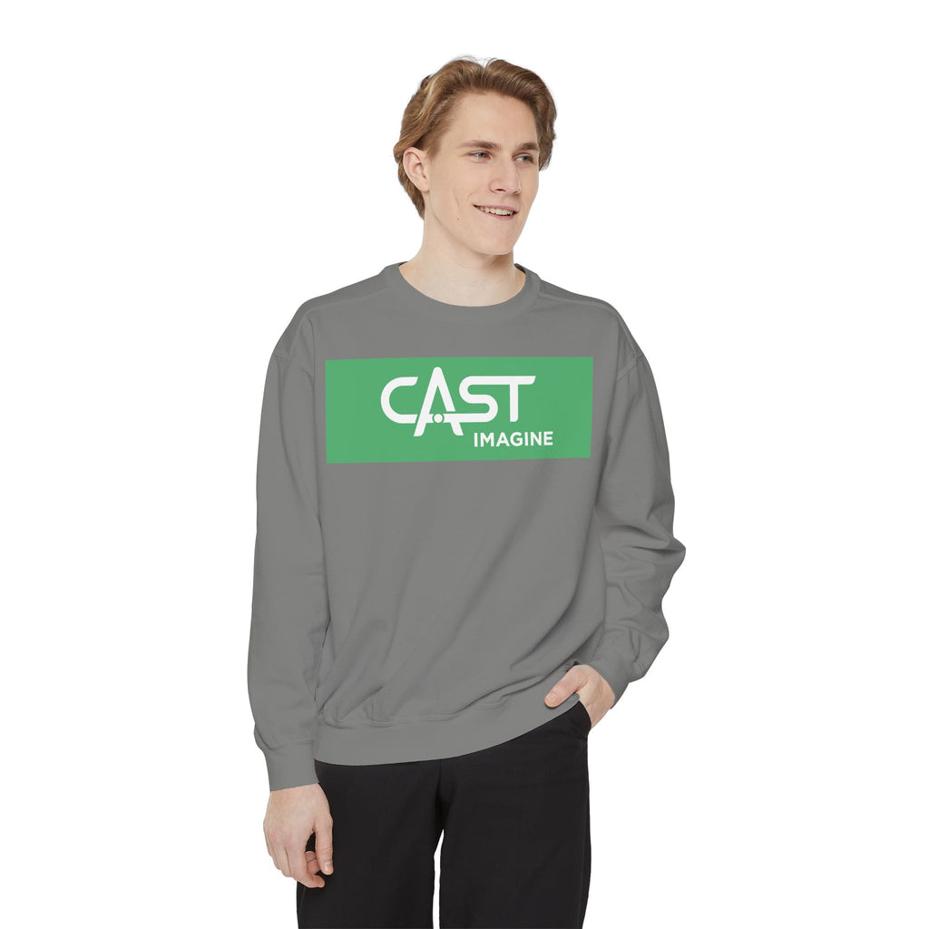 CAST Imagine Unisex Garment-Dyed Sweatshirt | Casual & Comfy | Perfect for Tech Enthusiasts & Everyday Wear