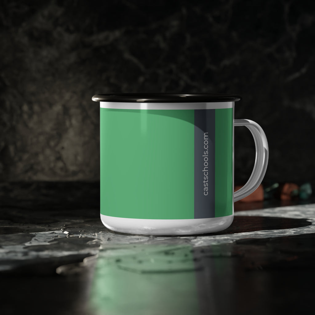 Custom CAST Imagine Enamel Camp Cup - Perfect for Outdoor Adventures and Everyday Use