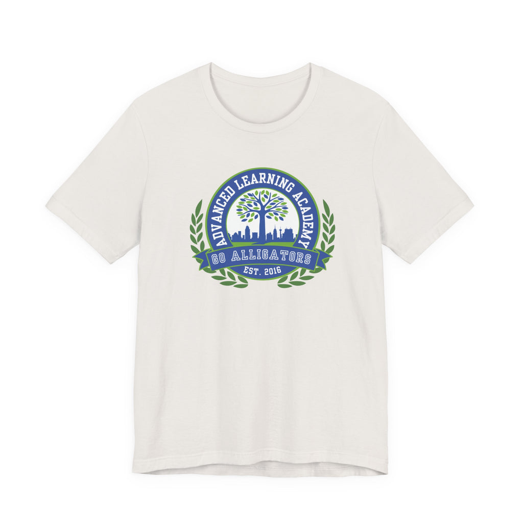 Advanced Learning Academy School Spirit Crest Collection Unisex Jersey Tee - Perfect for School Events and Family Gatherings