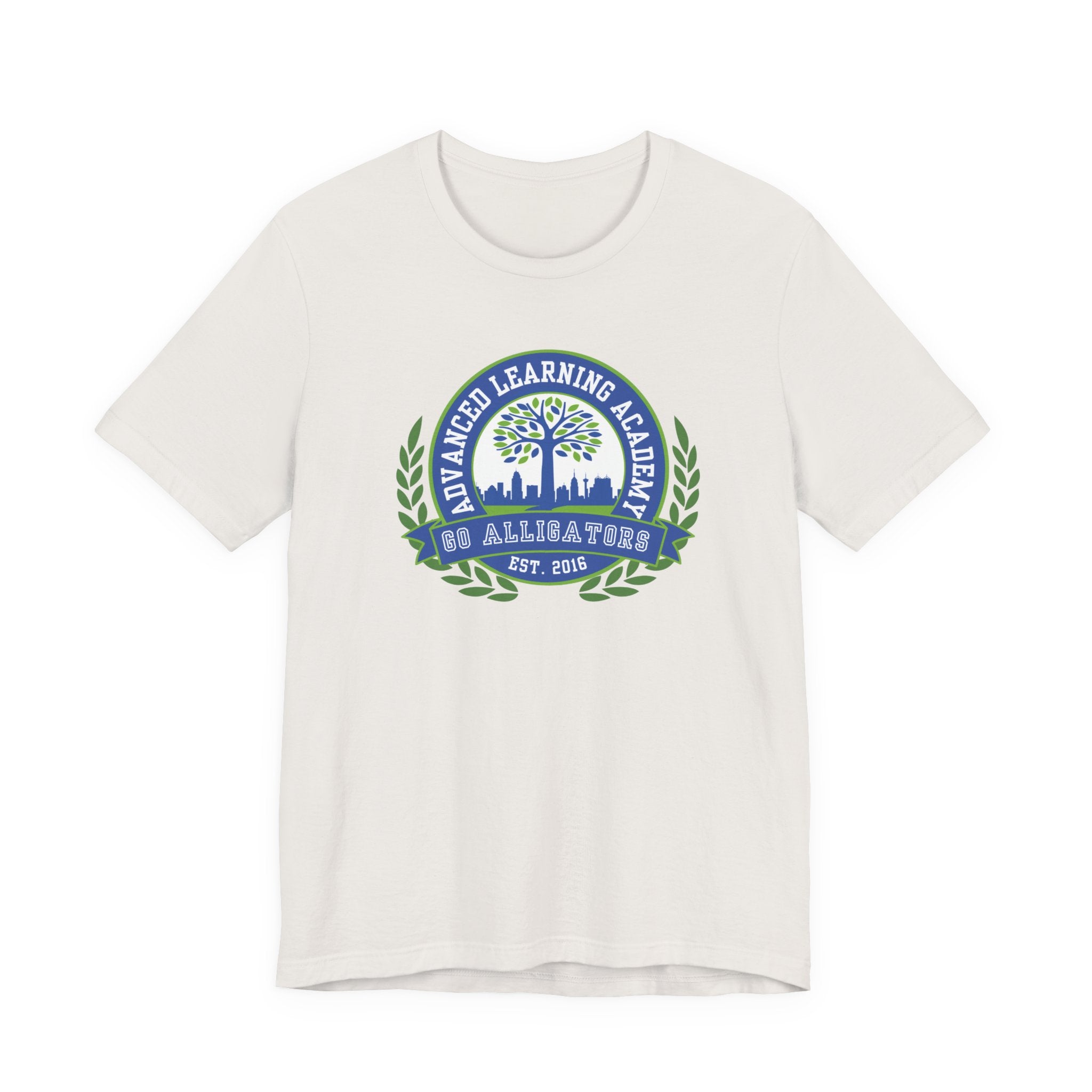 Advanced Learning Academy School Spirit Crest Collection Unisex Jersey Tee - Perfect for School Events and Family Gatherings