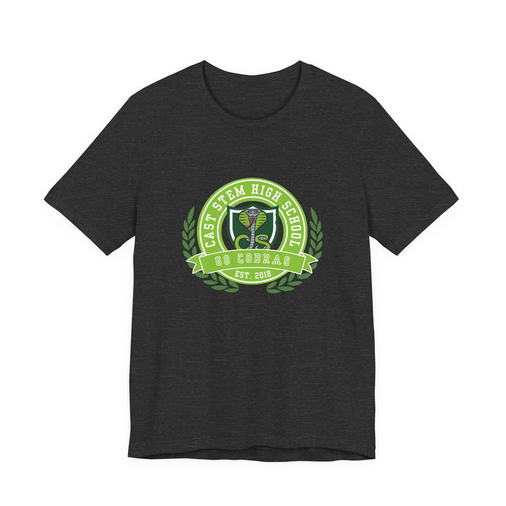 CAST STEM School Spirit Crest Collection Unisex Jersey Tee - Perfect for School Events and Family Gatherings