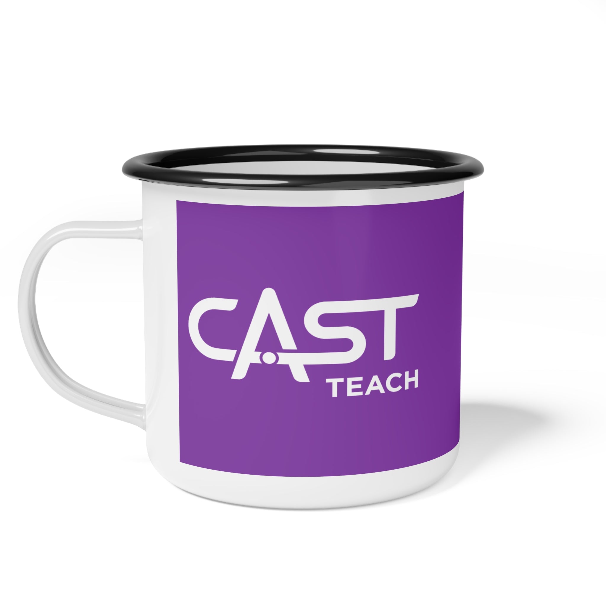 CAST Teach Custom Enamel Camp Cup - Perfect for Outdoor Adventures and Everyday Use