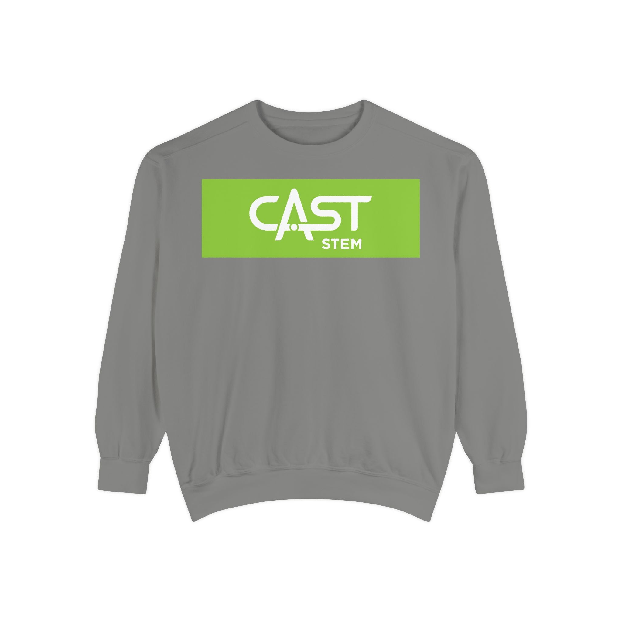 CAST STEM Unisex Garment-Dyed Sweatshirt | Casual & Comfy | Perfect for Tech Enthusiasts & Everyday Wear