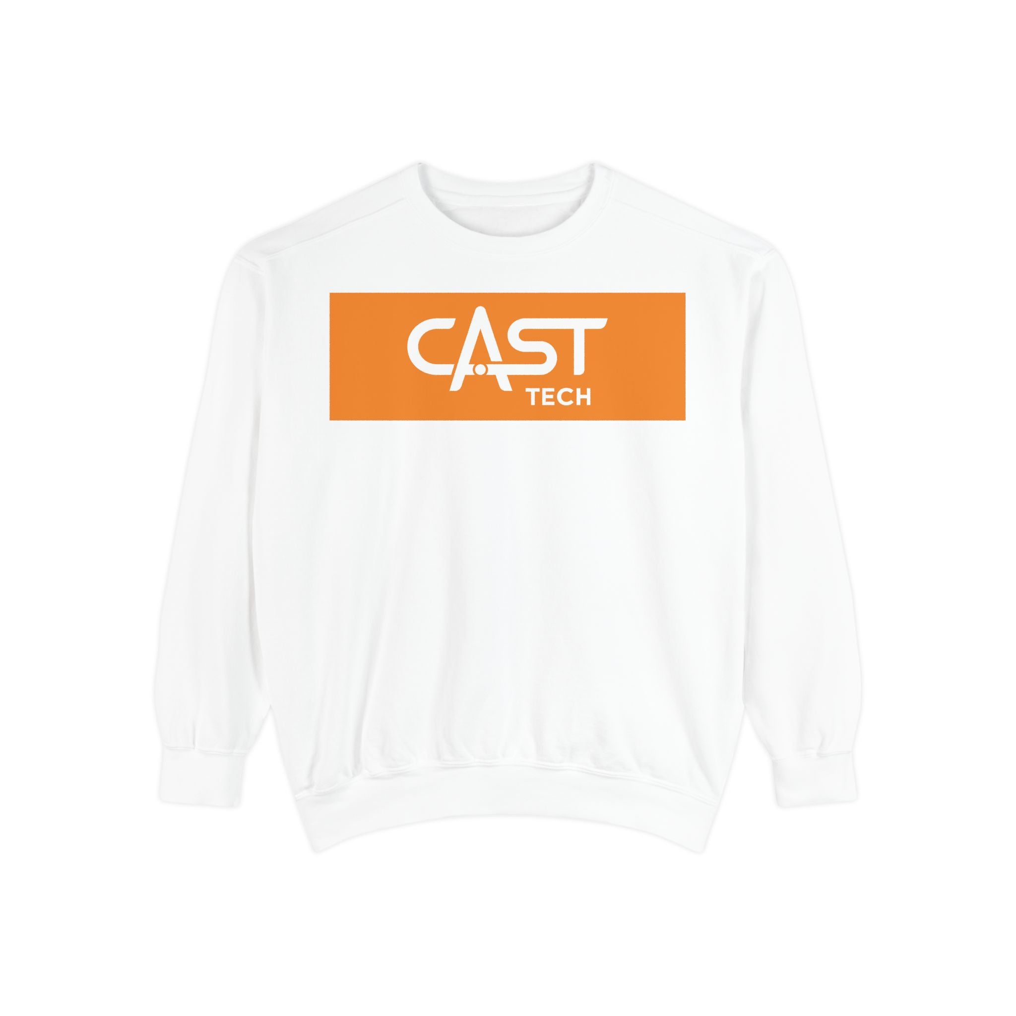 CAST Tech Unisex Garment-Dyed Sweatshirt | Casual & Comfy | Perfect for Tech Enthusiasts & Everyday Wear