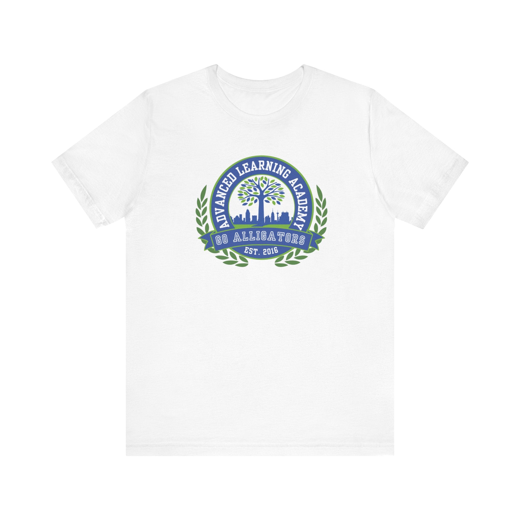Advanced Learning Academy School Spirit Crest Collection Unisex Jersey Tee - Perfect for School Events and Family Gatherings