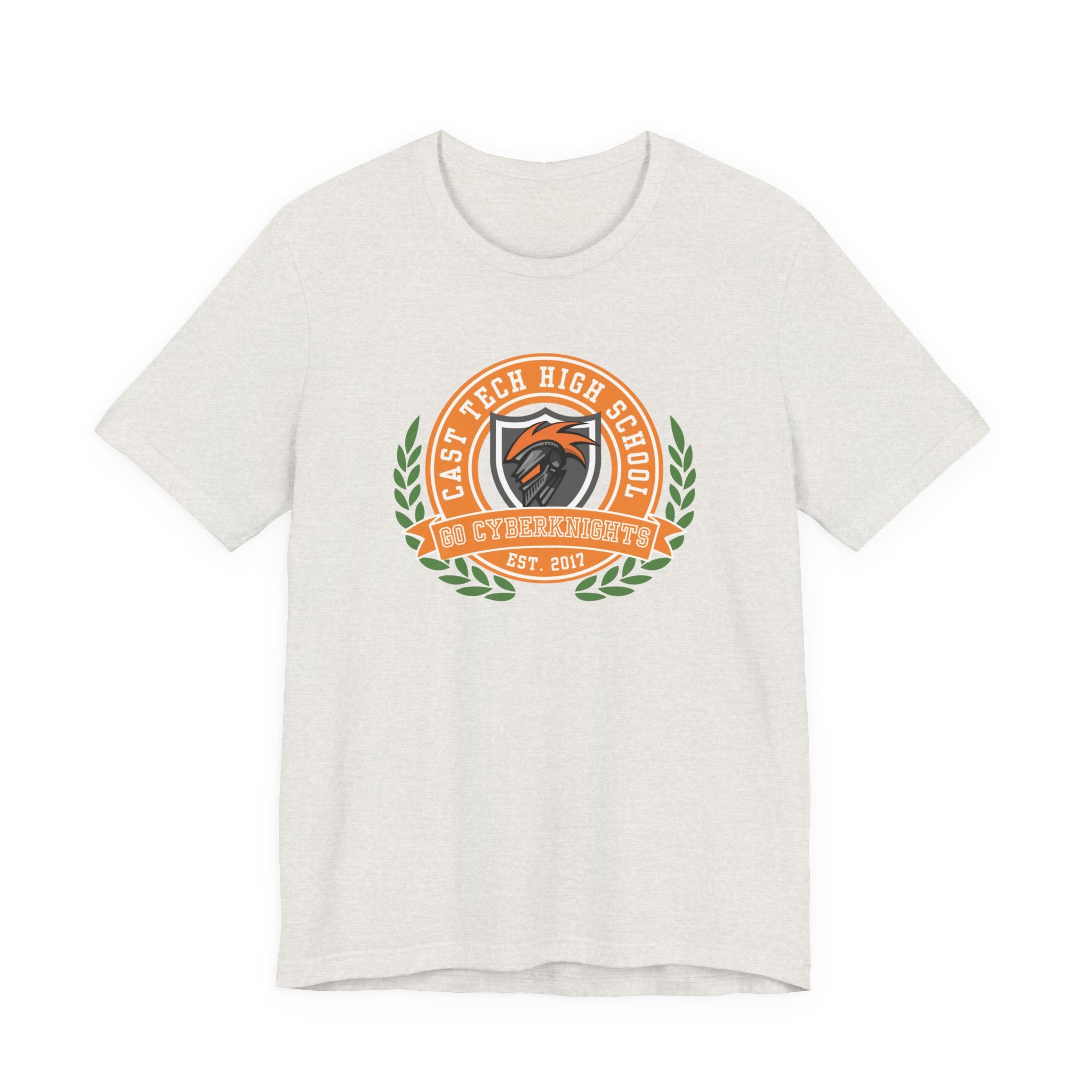 CAST Tech School Spirit Crest Collection Unisex Jersey Tee - Perfect for School Events and Family Gatherings