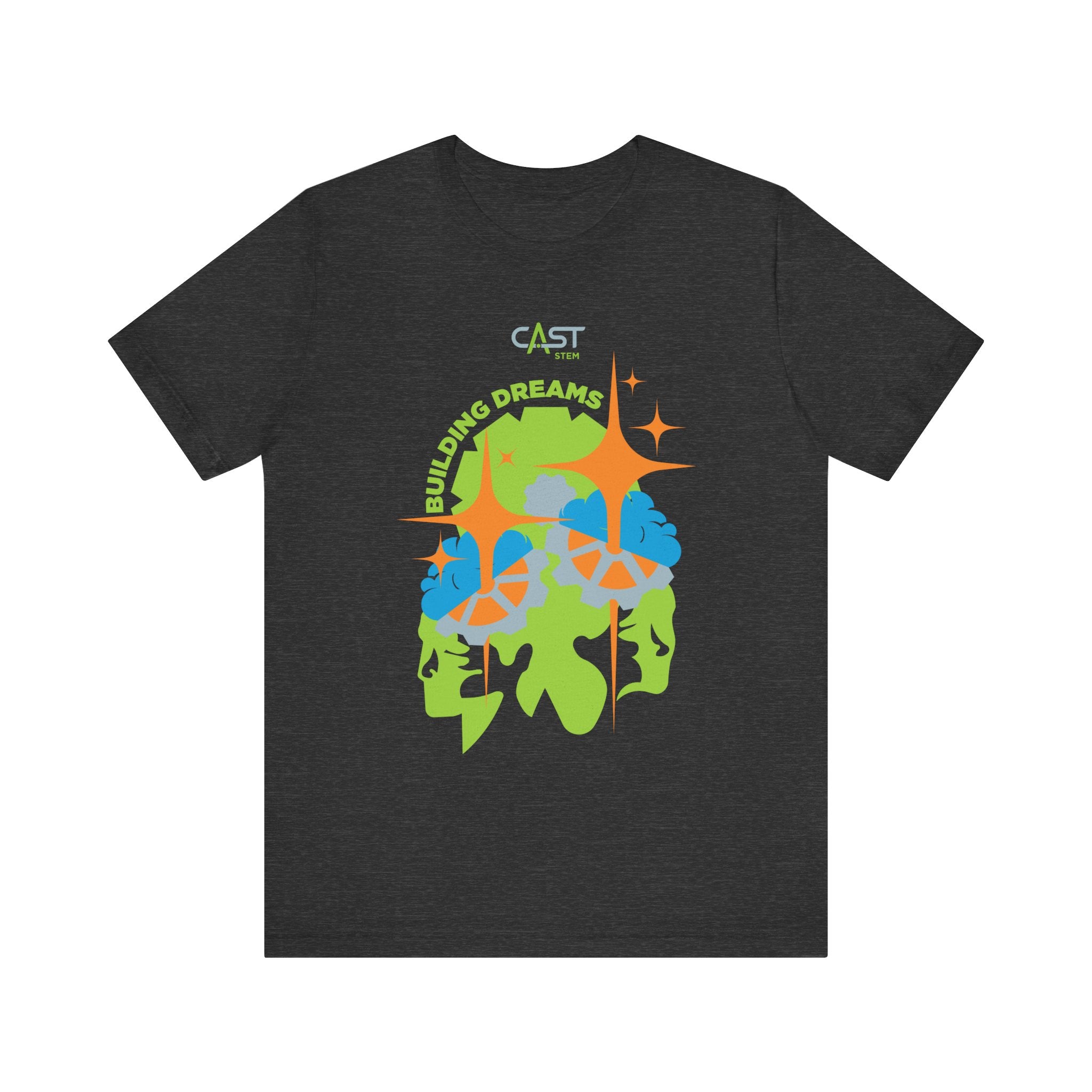 CAST STEM Building Dreams Jon Rodz Collection Unisex Jersey Tee - Perfect for School Events and Family Gatherings