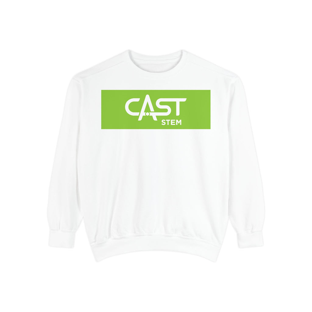 CAST STEM Unisex Garment-Dyed Sweatshirt | Casual & Comfy | Perfect for Tech Enthusiasts & Everyday Wear