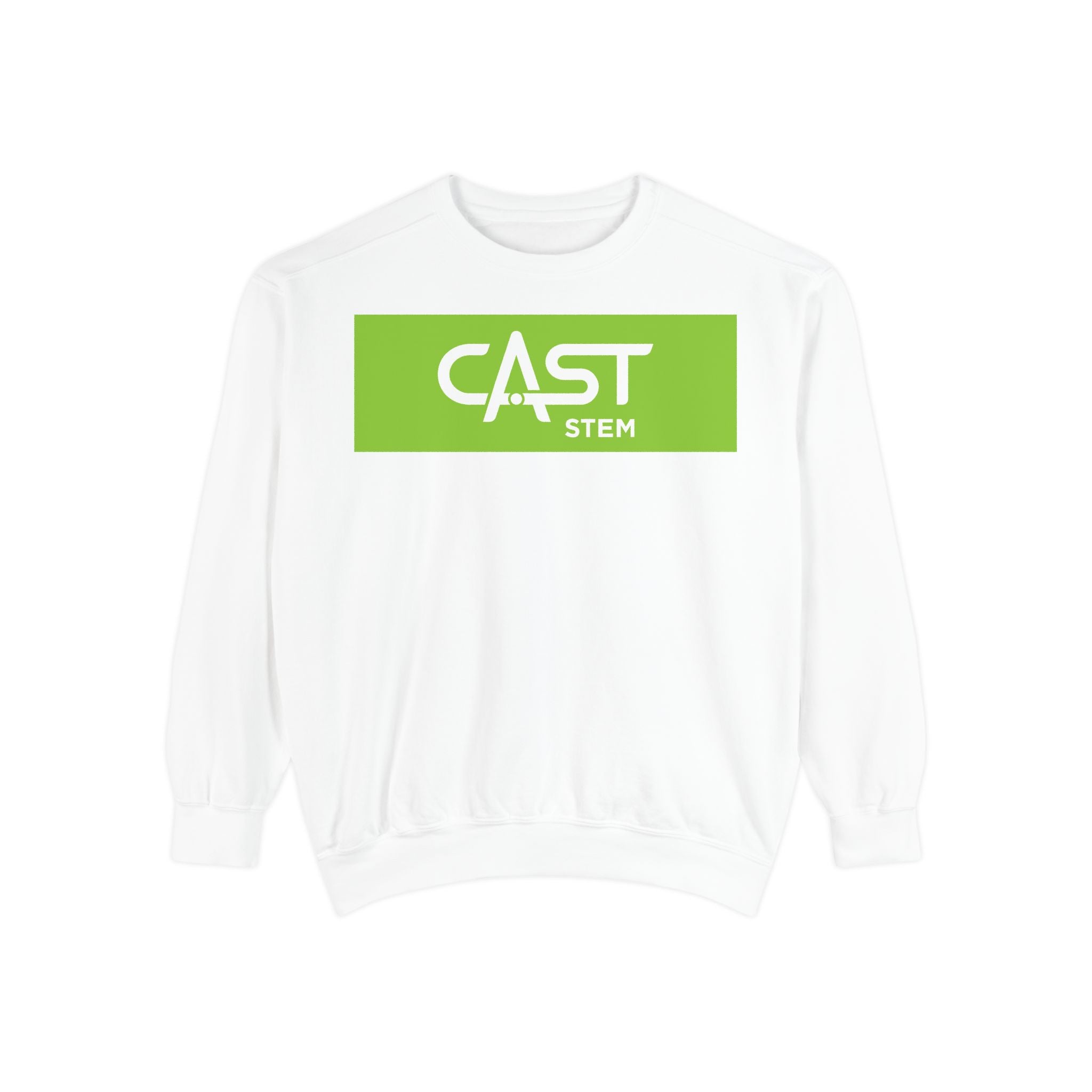 CAST STEM Unisex Garment-Dyed Sweatshirt | Casual & Comfy | Perfect for Tech Enthusiasts & Everyday Wear