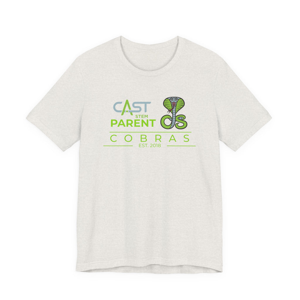 CAST STEM Parent Unisex Jersey Tee - Perfect for School Events and Family Gatherings