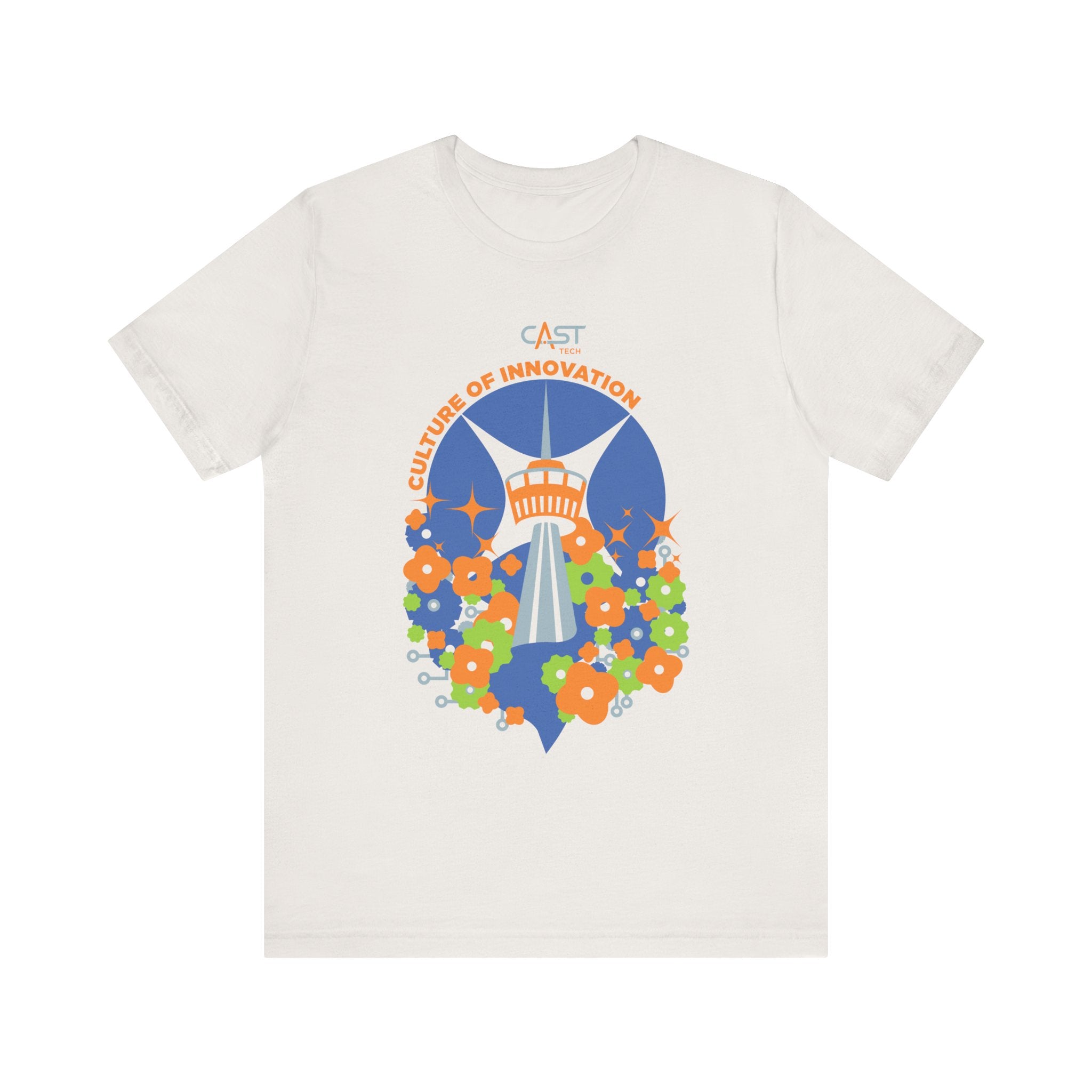 CAST Tech Culture of Innovation Jon Rodz Collection Unisex Jersey Tee - Perfect for School Events and Family Gatherings