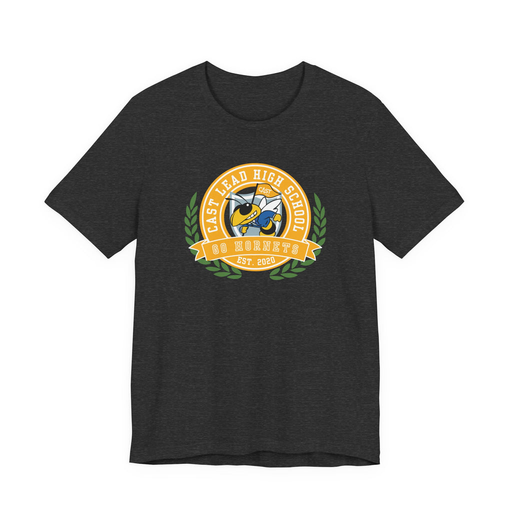 CAST Lead School Spirit Crest Collection Unisex Jersey Tee - Perfect for School Events and Family Gatherings