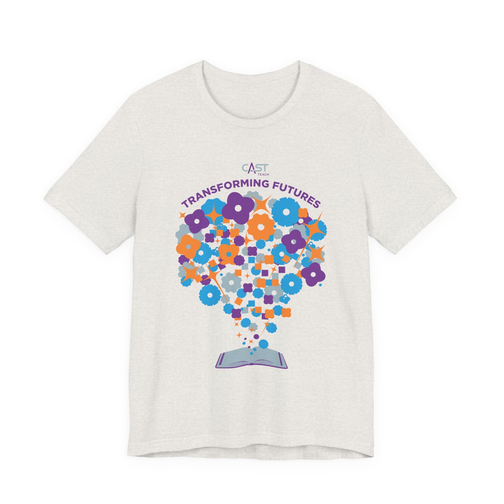 CAST Teach Transforming Futures Jon Rodz Collection Unisex Jersey Tee - Perfect for School Events and Family Gatherings