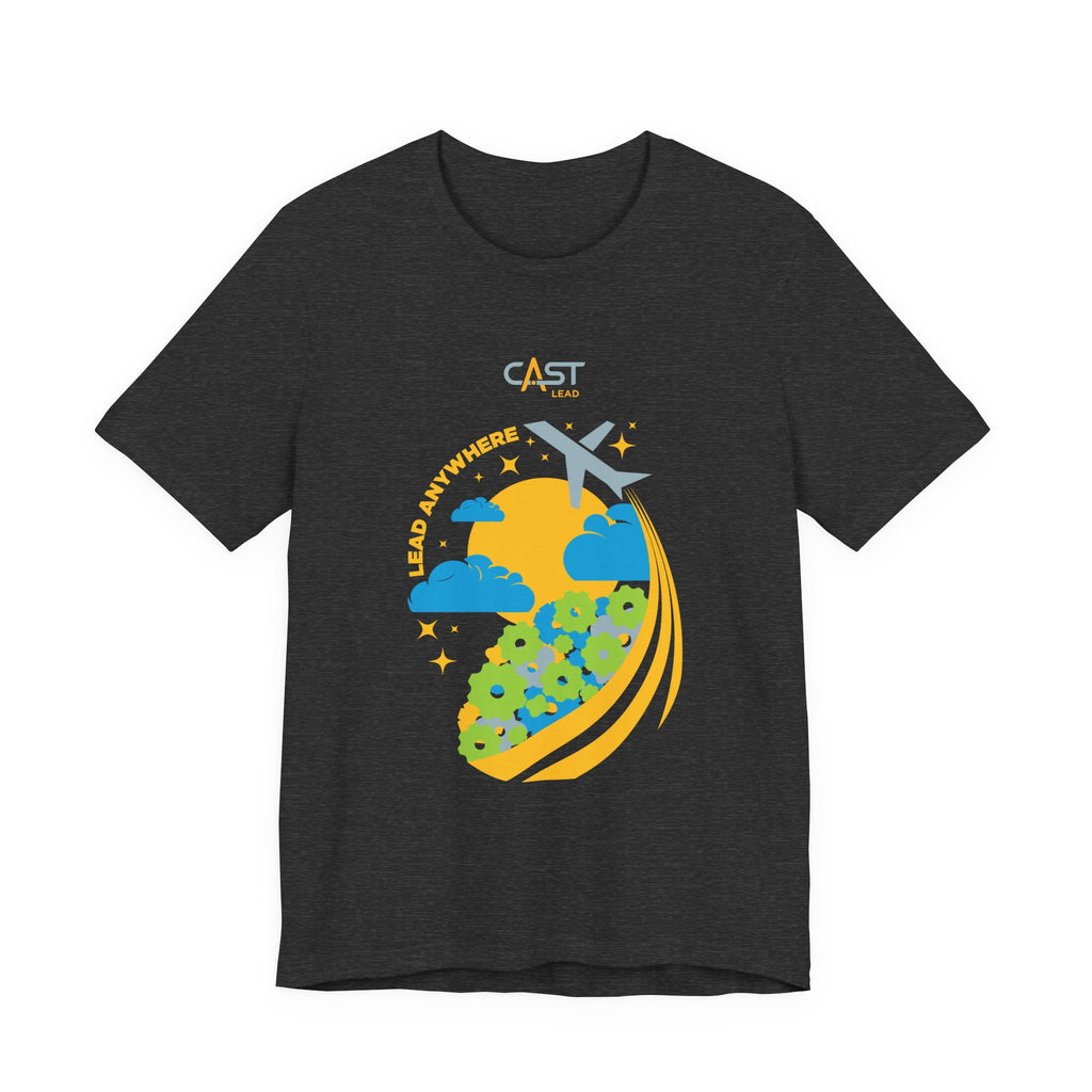 CAST Lead Lead Anywhere Jon Rodz Collection Unisex Jersey Tee - Perfect for School Events and Family Gatherings
