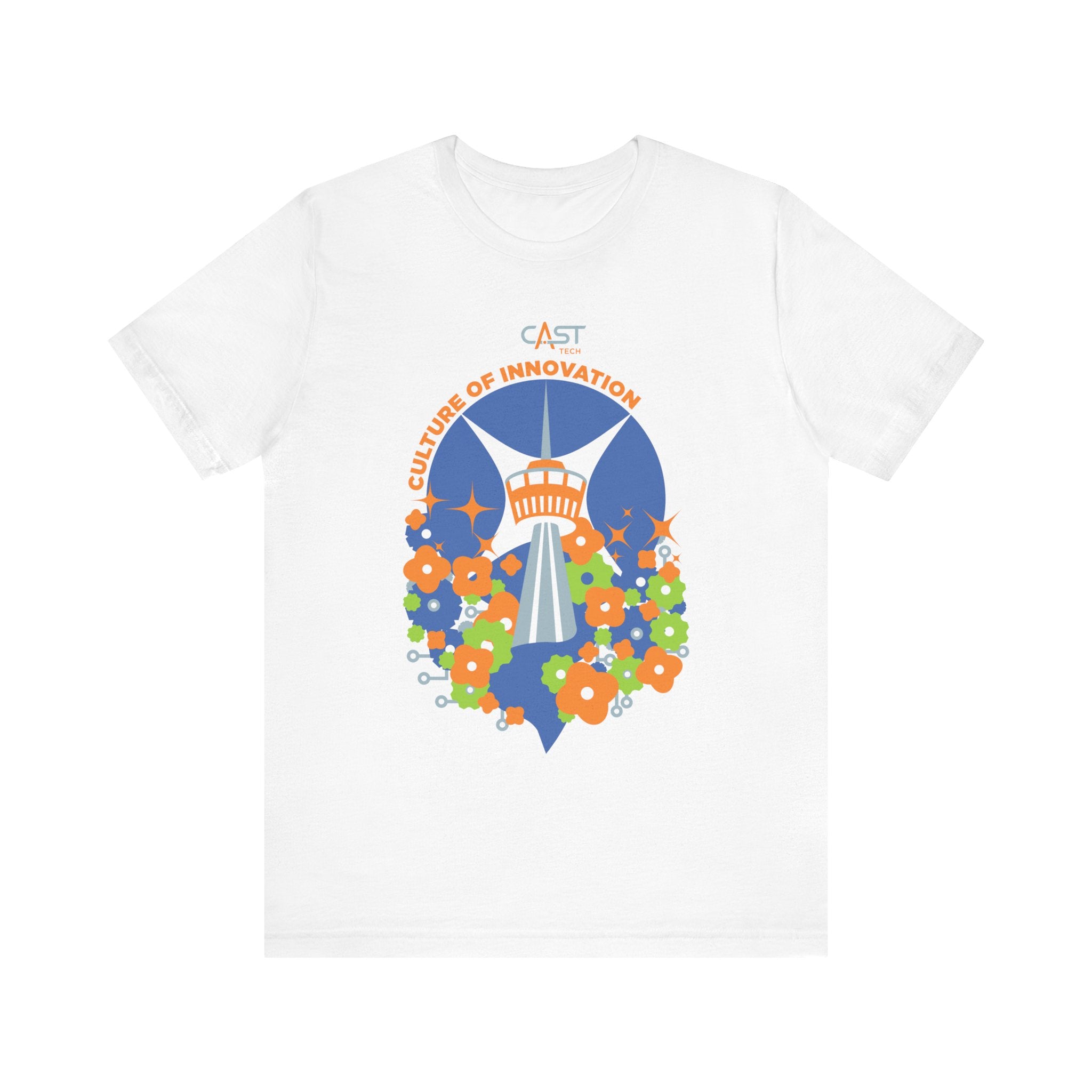 CAST Tech Culture of Innovation Jon Rodz Collection Unisex Jersey Tee - Perfect for School Events and Family Gatherings