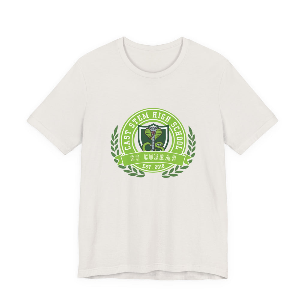 CAST STEM School Spirit Crest Collection Unisex Jersey Tee - Perfect for School Events and Family Gatherings
