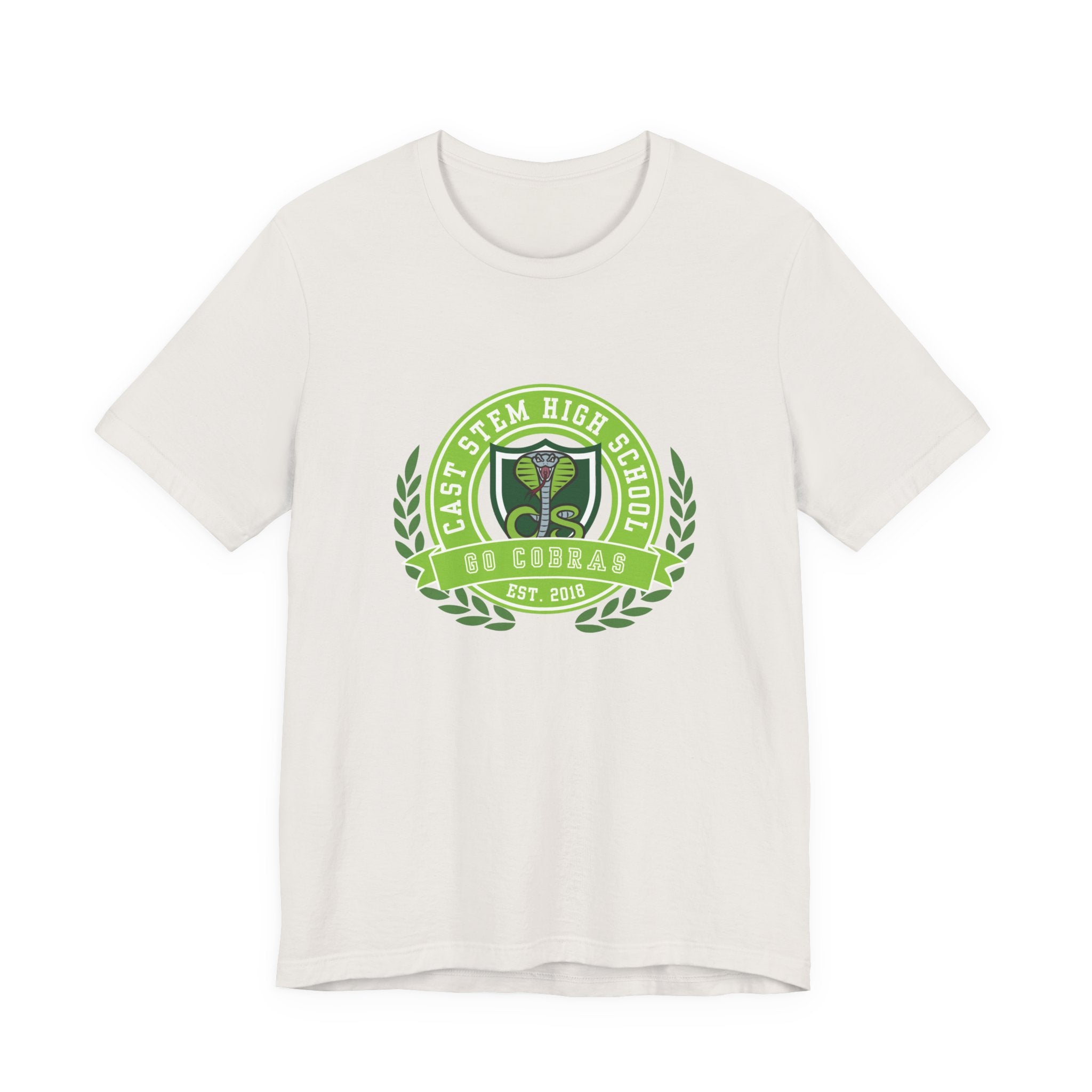 CAST STEM School Spirit Crest Collection Unisex Jersey Tee - Perfect for School Events and Family Gatherings
